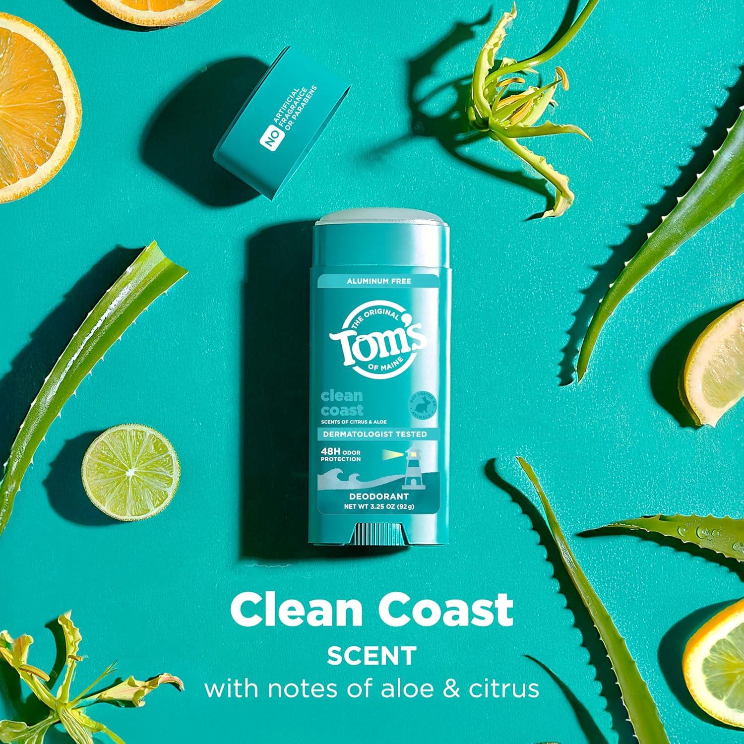 image:imageToms Of Maine Deodorant Stk Sndwd Vnla 325 ozClean Coast