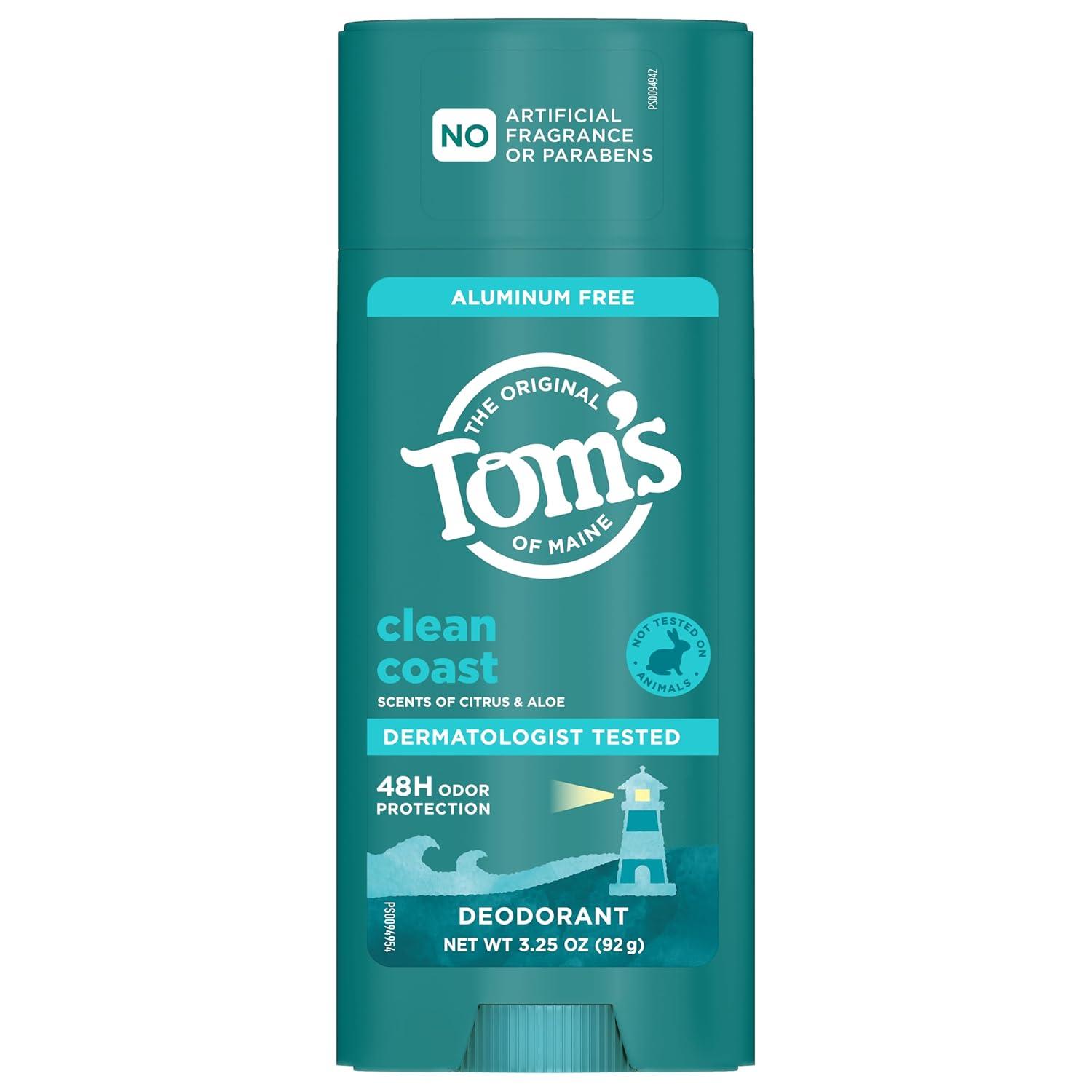image:imageToms Of Maine Deodorant Stk Sndwd Vnla 325 ozClean Coast
