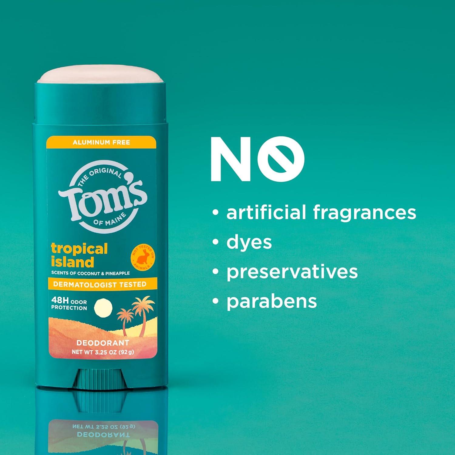 image:imageToms Of Maine Deodorant Stk Sndwd Vnla 325 ozTropical Island
