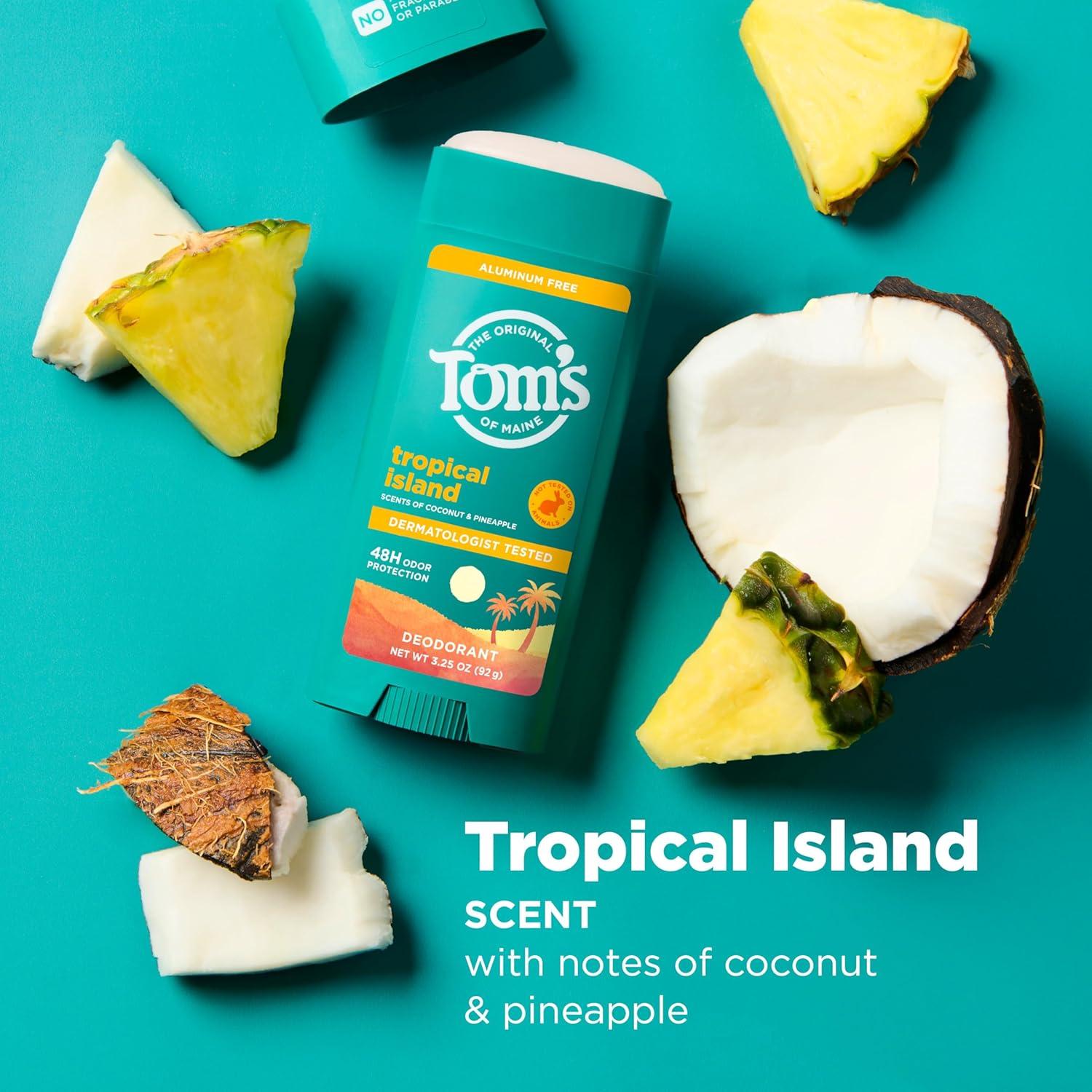 image:imageToms Of Maine Deodorant Stk Sndwd Vnla 325 ozTropical Island
