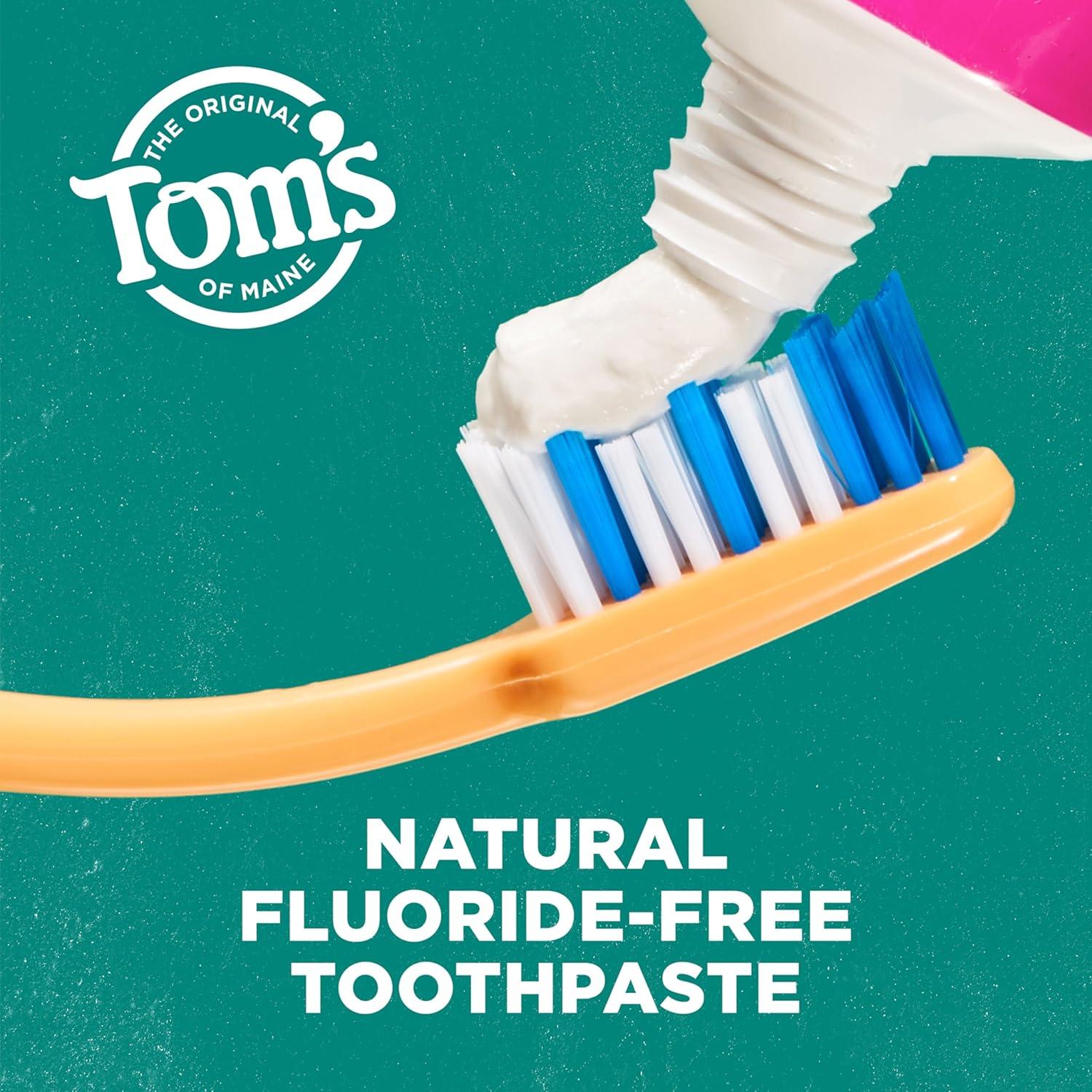 image:imageToms of Maine Antiplaque and Whitening Toothpaste Fluoride Free Fennel 3 Pack 45 OzFennel