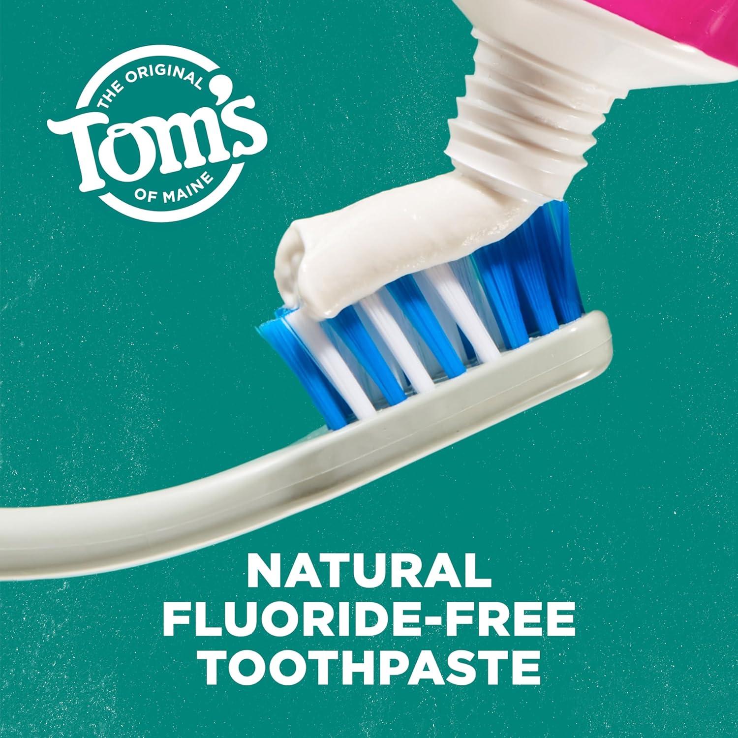 image:imageToms of Maine Antiplaque and Whitening Toothpaste Fluoride Free Fennel 3 Pack 45 OzSpearmint