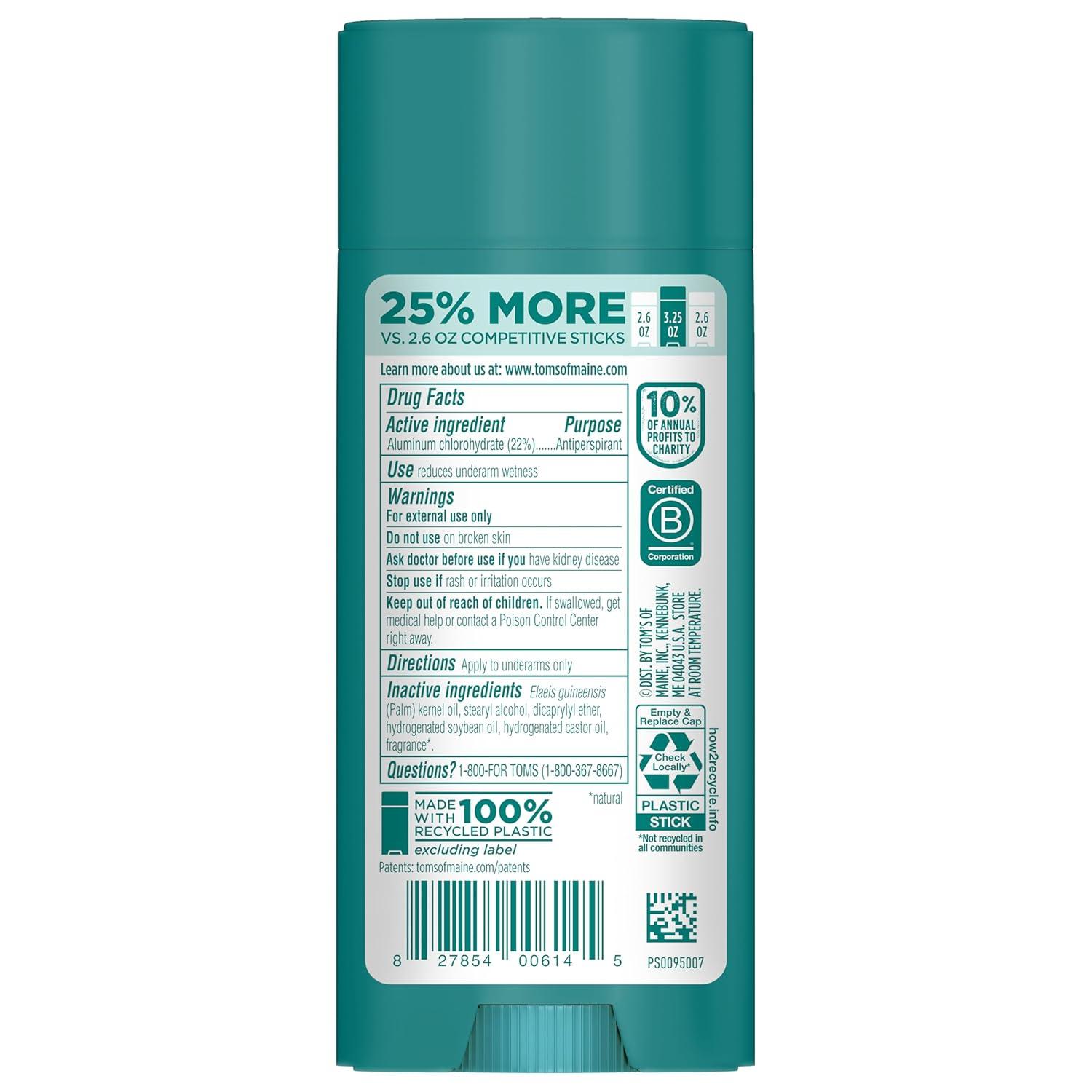 image:imageToms of Maine Cucumber Aloe Antiperspirant For Women and Men 325 ozNorth Woods AP