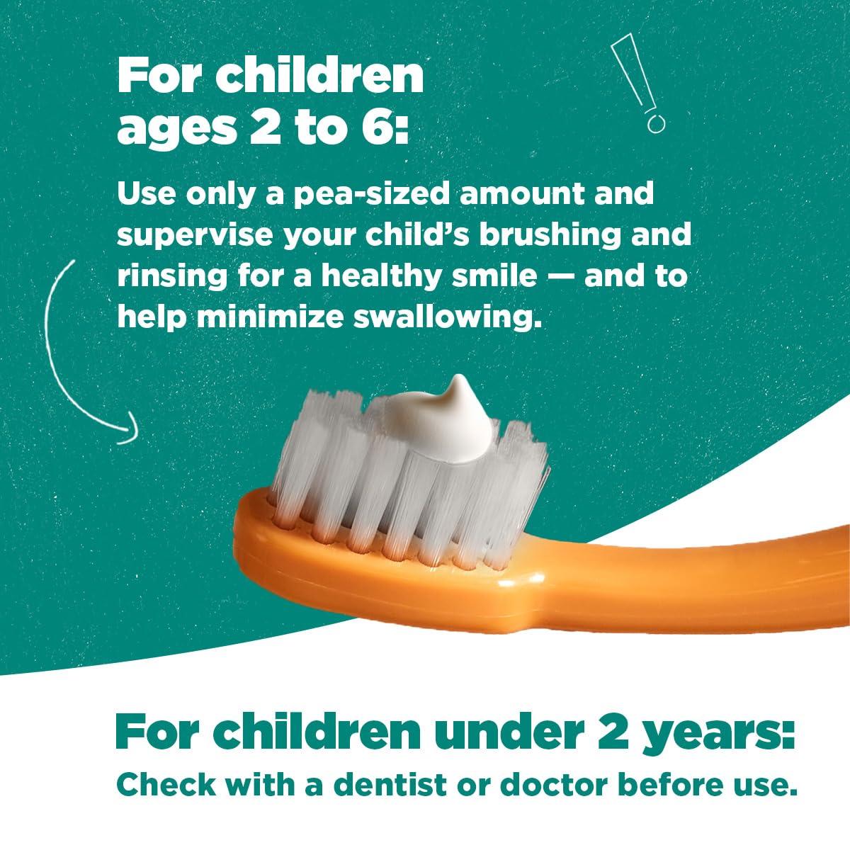 image:imageToms of Maine Kids Natural Toothpaste with Fluoride for Ages 2 ADA Approved Outrageous Orange Mango 51 ounces 3 PackVariety Pack