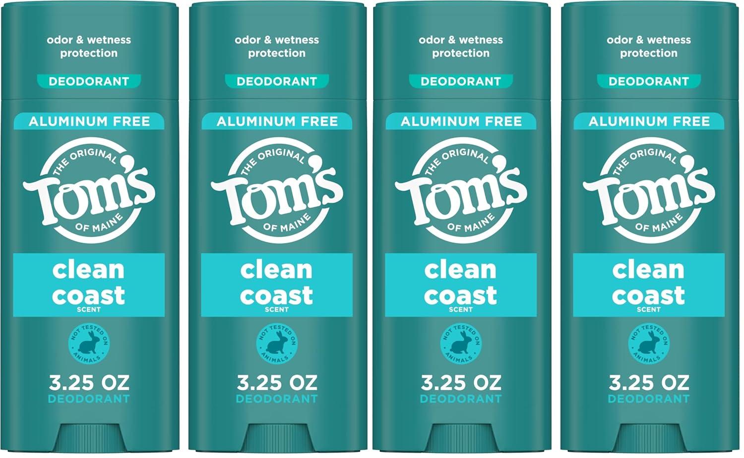 image:imageToms of Maine Mountain Spring Natural Deodorant for Men and Women Aluminum Free 325 oz 2PackClean Coast