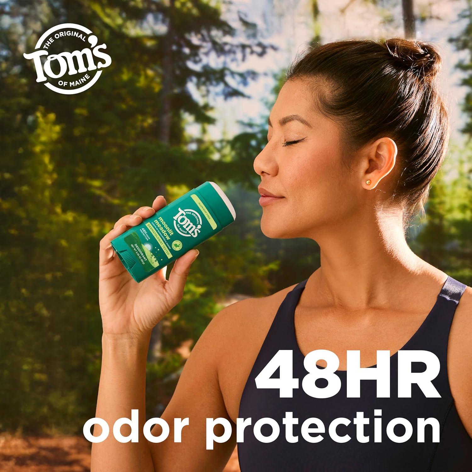 image:imageToms of Maine Mountain Spring Natural Deodorant for Men and Women Aluminum Free 325 oz 2PackMoonlight Meadow