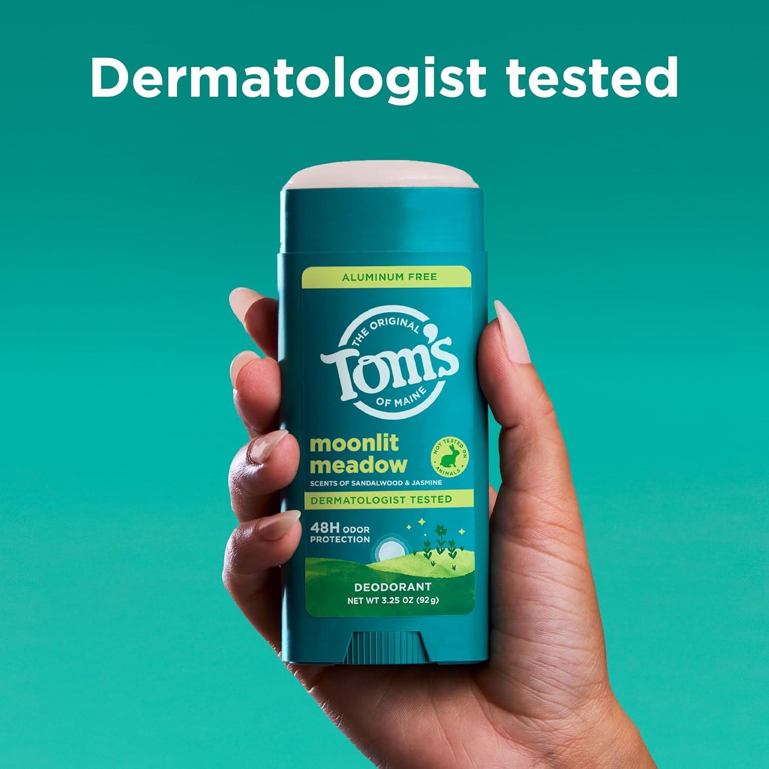 image:imageToms of Maine Mountain Spring Natural Deodorant for Men and Women Aluminum Free 325 oz 2PackMoonlight Meadow