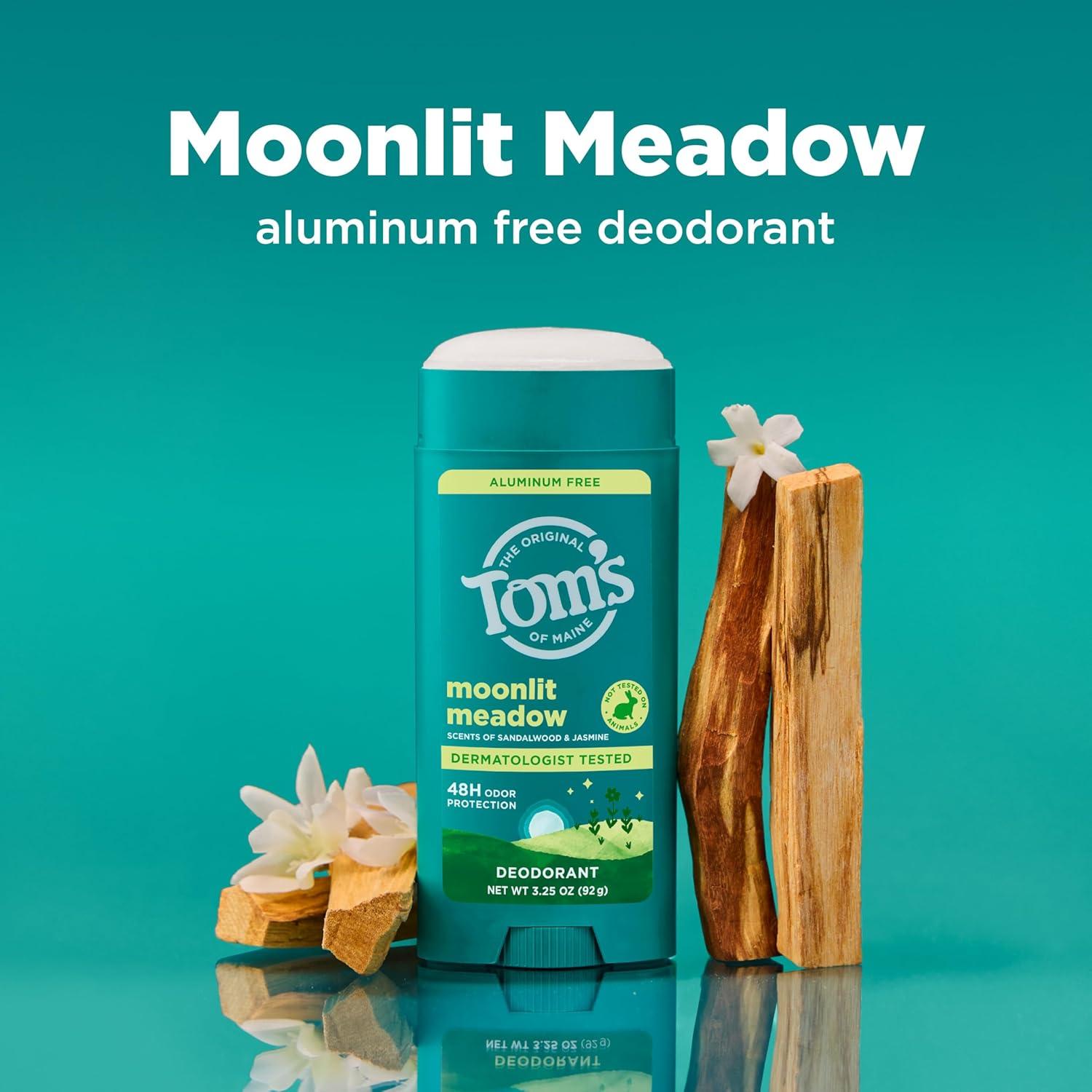 image:imageToms of Maine Mountain Spring Natural Deodorant for Men and Women Aluminum Free 325 oz 2PackMoonlight Meadow