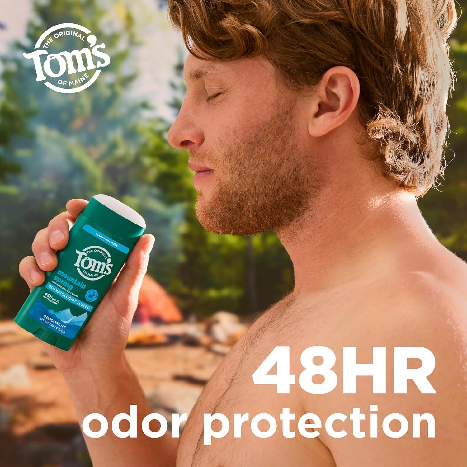 image:imageToms of Maine Mountain Spring Natural Deodorant for Men and Women Aluminum Free 325 oz 2PackMountain Spring