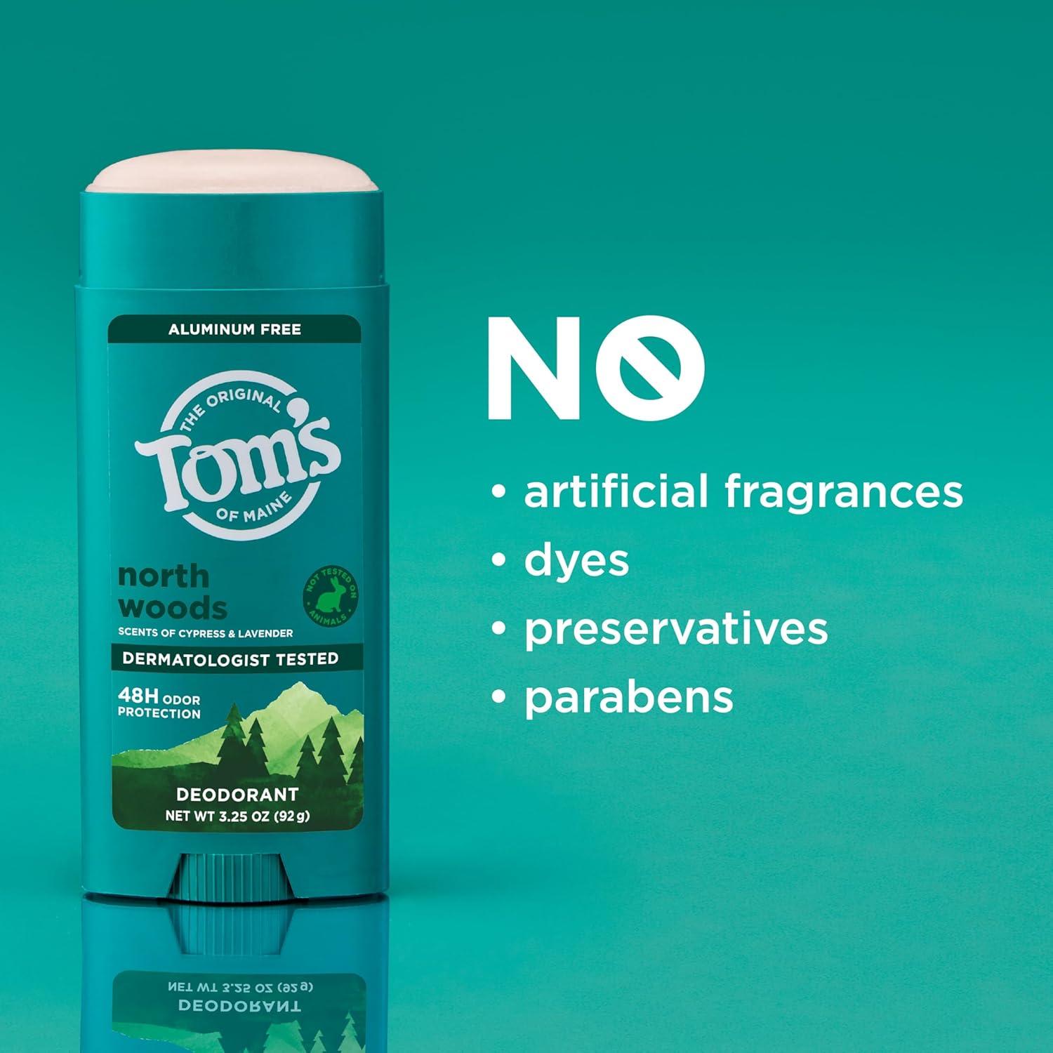 image:imageToms of Maine Mountain Spring Natural Deodorant for Men and Women Aluminum Free 325 oz 2PackNorth Woods