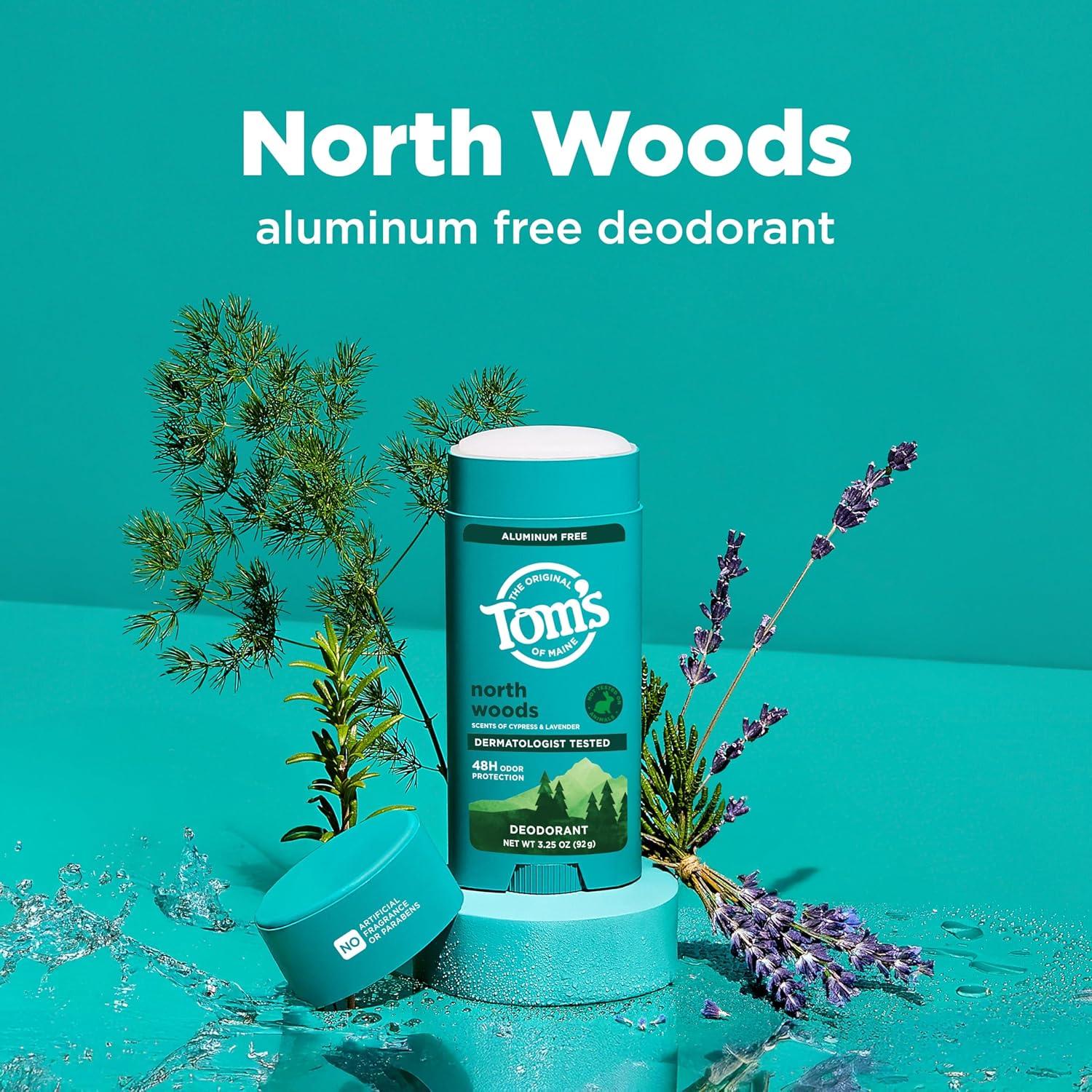 image:imageToms of Maine Mountain Spring Natural Deodorant for Men and Women Aluminum Free 325 oz 2PackNorth Woods