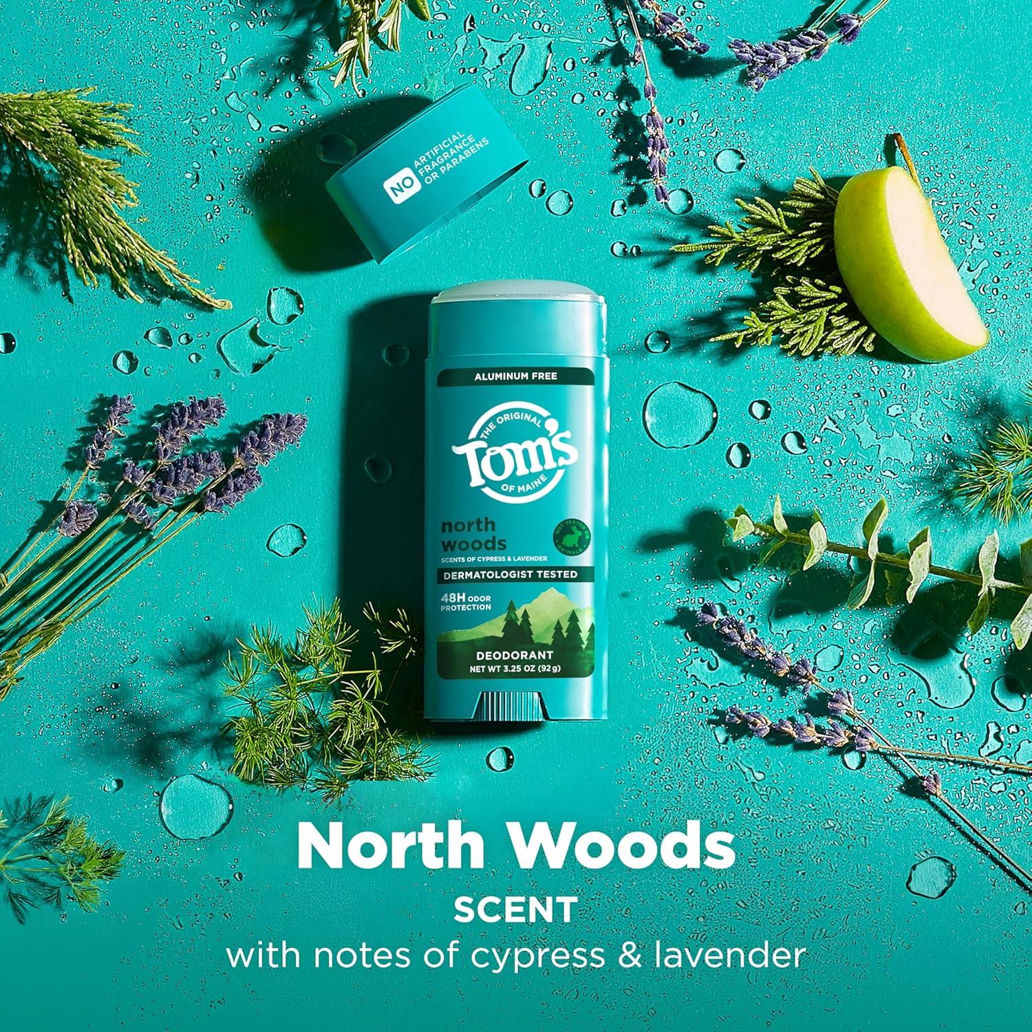 image:imageToms of Maine Mountain Spring Natural Deodorant for Men and Women Aluminum Free 325 oz 2PackNorth Woods