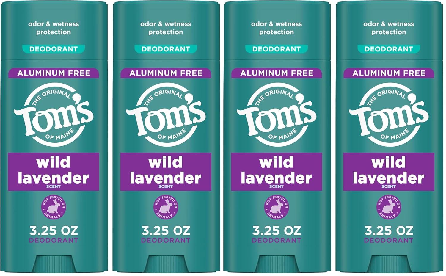 image:imageToms of Maine Mountain Spring Natural Deodorant for Men and Women Aluminum Free 325 oz 2PackWild Lavender