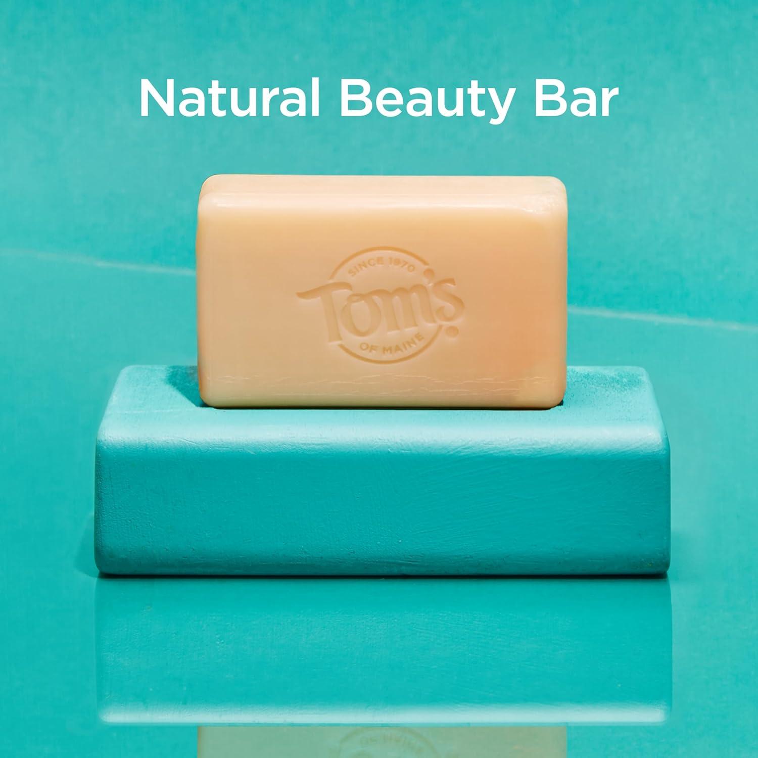 image:imageToms of Maine Natural Beauty Bar Soap Creamy Coconut With Virgin Coconut Oil 5 oz 6Pack Packaging May VaryEucalyptus