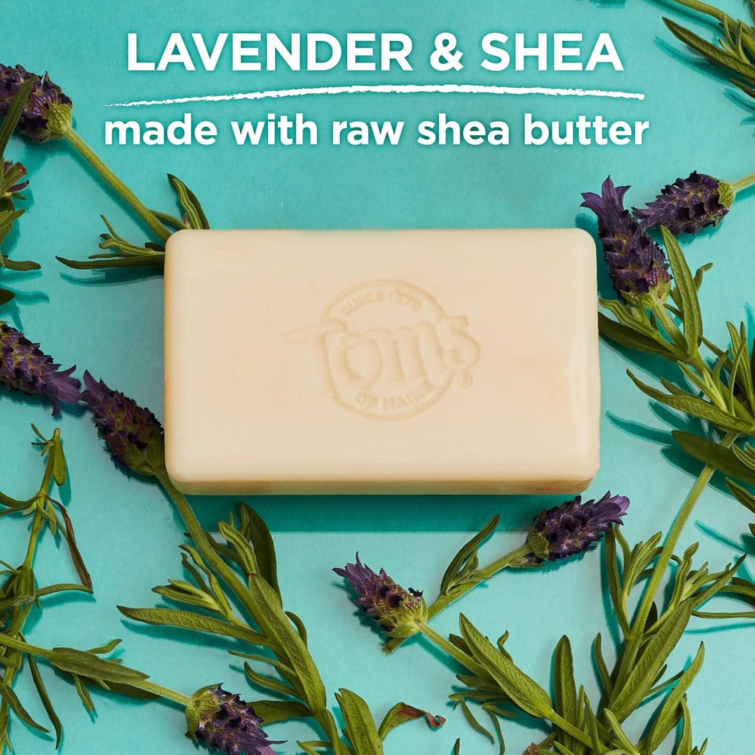 image:imageToms of Maine Natural Beauty Bar Soap Creamy Coconut With Virgin Coconut Oil 5 oz 6Pack Packaging May VaryLavender