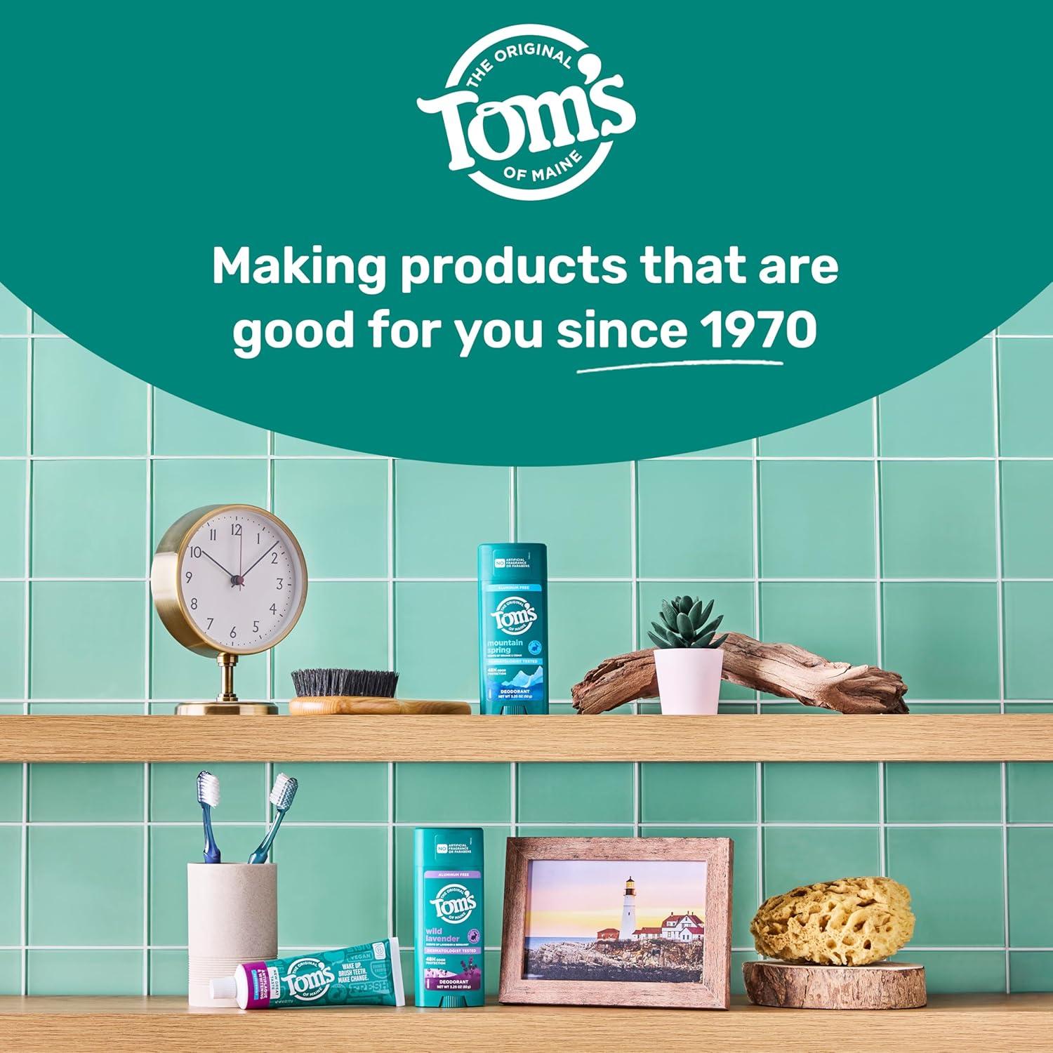 image:imageToms of Maine Rapid Relief Plus Sensitive Toothpaste Fluoride Free 45 Oz 3 Pack Sensitive Teeth Toothpaste Enamel Safe Builds Arginine and Calcium Shield Around Teeth Gentle MintSensitive Rapid Relief
