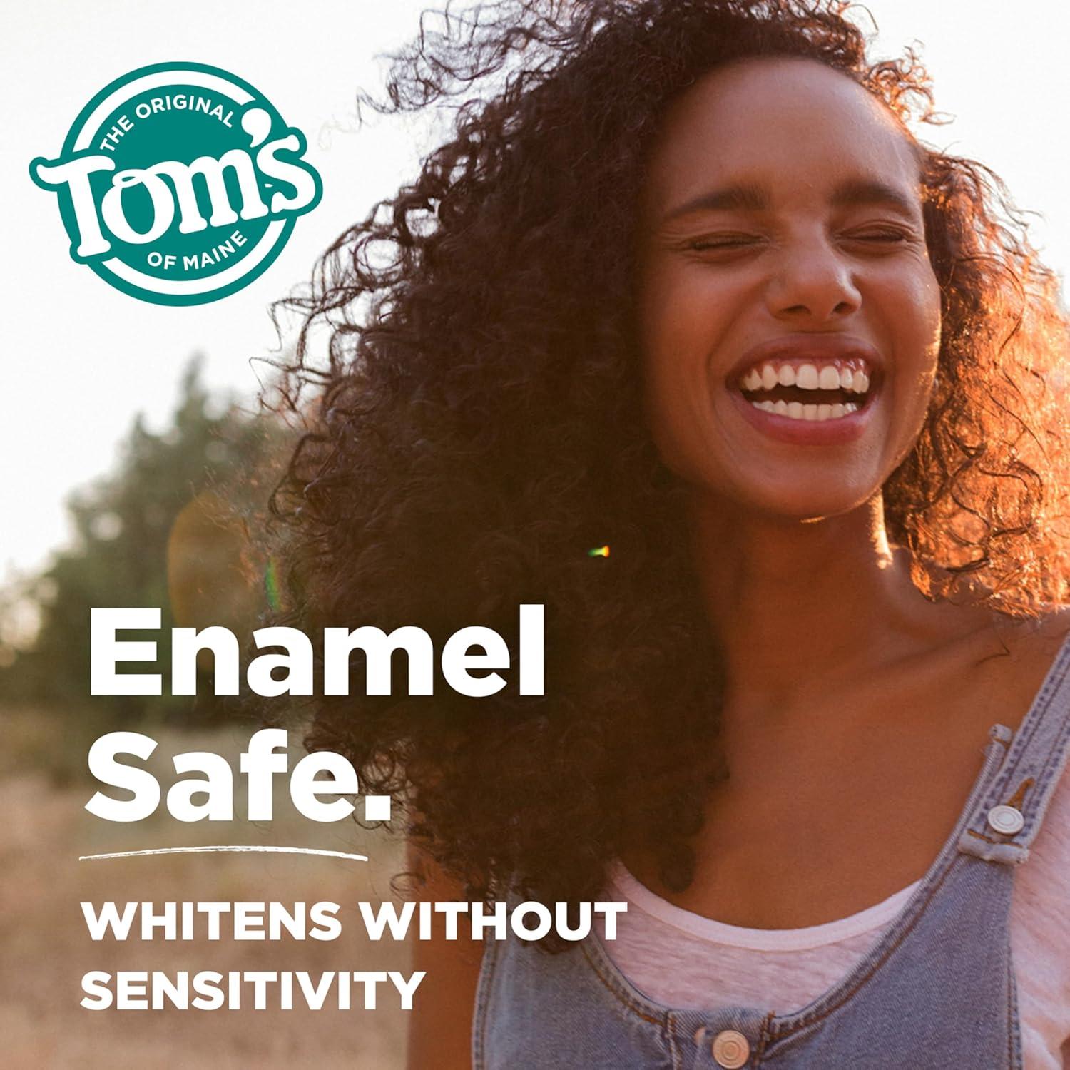 image:imageToms of Maine Whiten Plus Deep Clean Whitening Toothpaste Natural Whitening Toothpaste with PlantBased Cleansers Enamel Safe Formula Whitens Without Causing Sensitivity Spearmint 40 OzPeppermint Fluoride