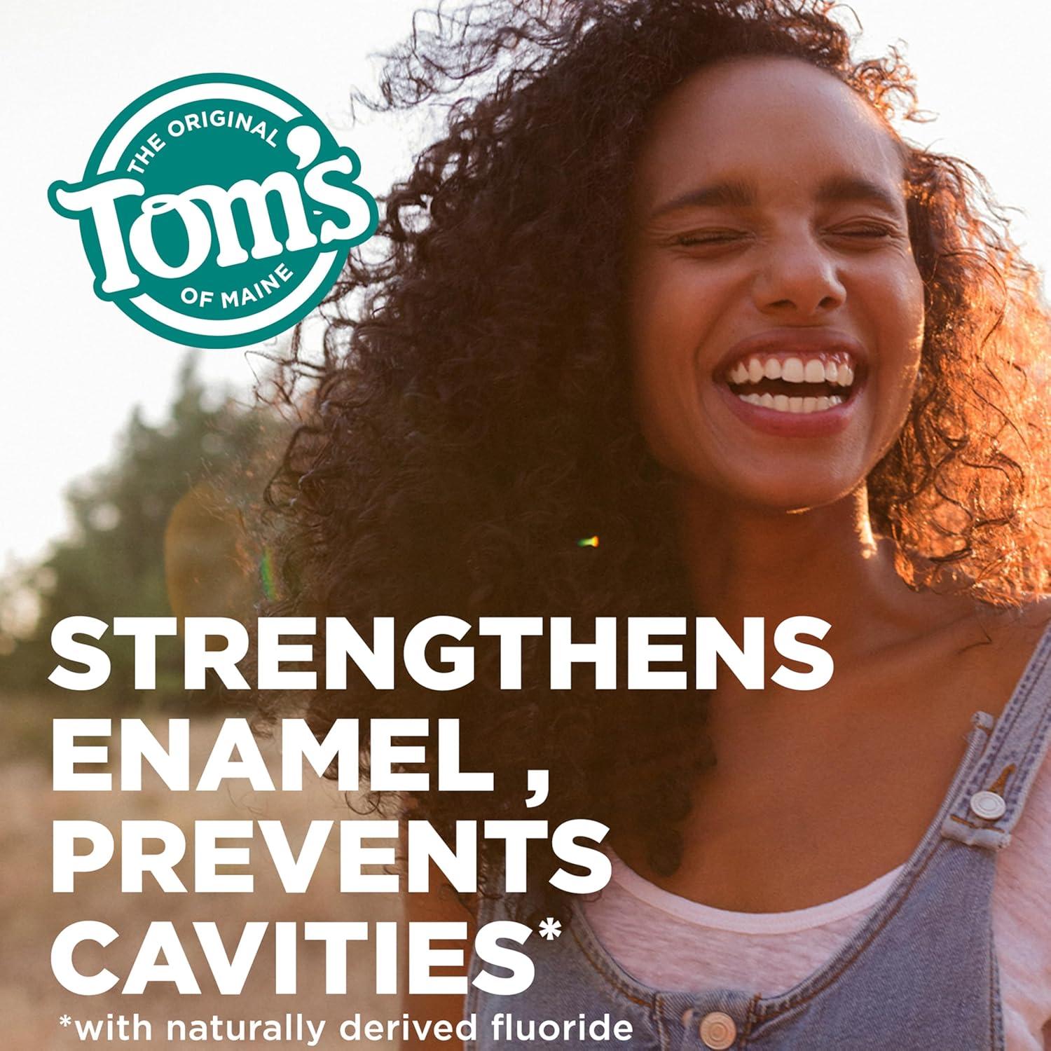 image:imageToms of Maine Whole Care Natural Toothpaste with Fluoride Peppermint 4 oz 3Pack Packaging May VaryWintermint