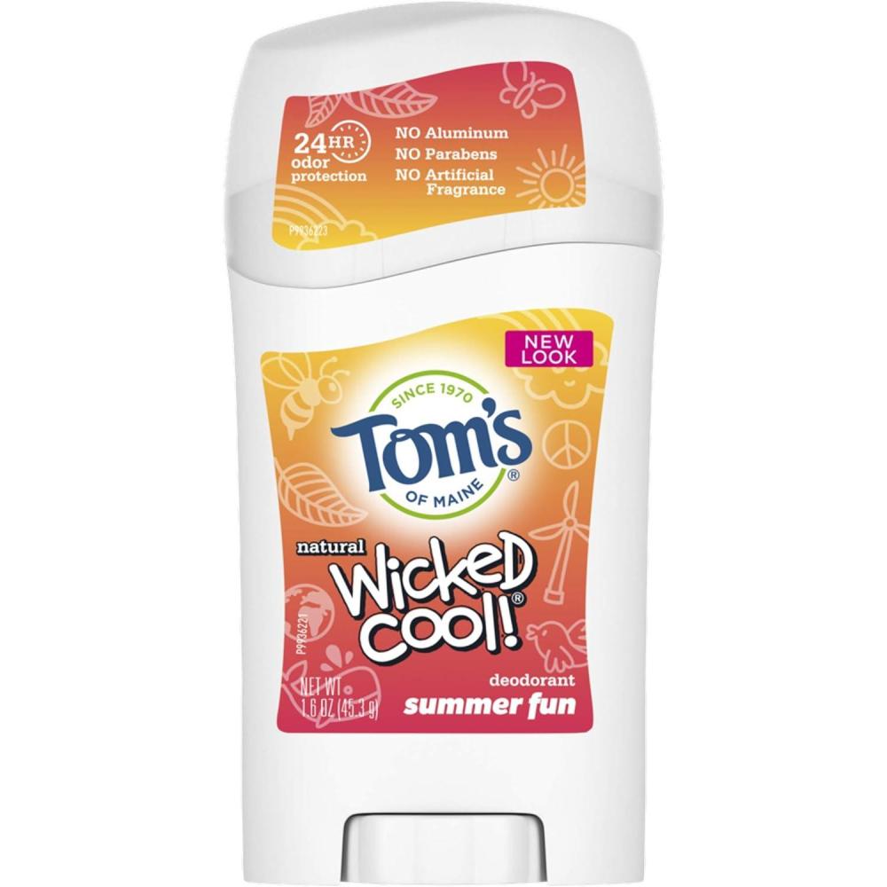 image:imageToms of Maine AluminumFree Wicked Cool Natural Deodorant for Kids Summer Fun 16 oz