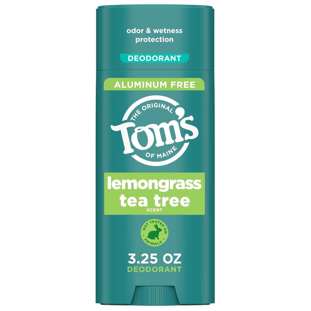 image:imageToms of Maine Cucumber Aloe Aluminum Free Natural Deodorant For Women amp Men Goes on Clear Odor amp Wetness Protection Naturally Derived and MoistureLocking Ingredients 325 ozLemongrass Tea