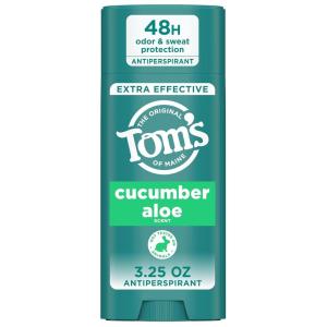 Tom’s of Maine Cucumber Aloe Antiperspirant, For Women and Men, 3.25 oz(Cucumber Aloe AP)