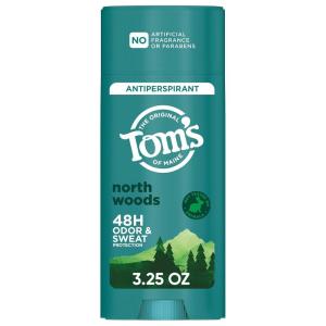 Tom’s of Maine Cucumber Aloe Antiperspirant, For Women and Men, 3.25 oz(North Woods AP)